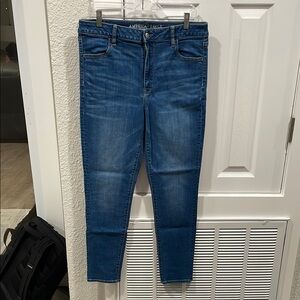 American Eagle Blue Denim Skinny Jeans